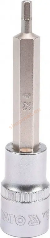 Predĺžený bit na 1/2" račňu Imbus H4 - YT-04390