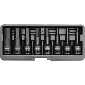 Sada nástavcov 1/2" rázové 8 ks H6-H19 imbus CrMo - YT-1066