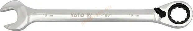 Klíč očkoplochý ráčnový 12 mm - YT-1655