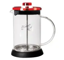 Konvička Berlingerhaus na čaj a kávu French Press 600 ml Burgundy Metallic Line BH-1497