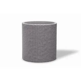 Kvetináč Keter Cylinder M Silver Grey