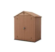 Záhradný domček Keter Darwin 6 x 4 hnedý, s podlahou, 2. akosť