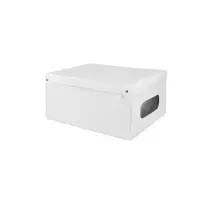 Box Compactor skladací úložný s vekom Smart 4, PVC - 50 x 40 x 25 cm, biela