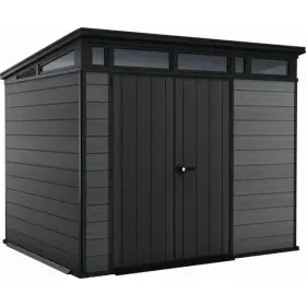 Záhradný domček Keter Cortina 9x7 grafitový, s podlahou