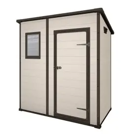 Záhradný domček Keter MANOR 6 x 4 Penthouse béžový, s podlahou