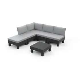 Záhradný nábytok Keter Elements 5miestny modulárny set grafitový