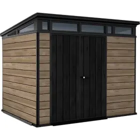 Záhradný domček Keter PENT Signature 9x7 Ashwood, s podlahou