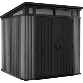 Záhradný domček Keter PENT Signature 7x7 Vertical šedý, s podlahou