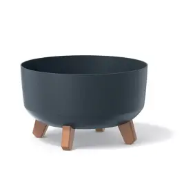 Kvetináč Prosperplast GRACIA LOW 28,5 cm antracit