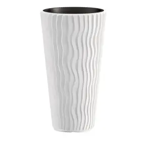 Kvetináč Prosperplast SANDY SLIM biely 34,9 cm