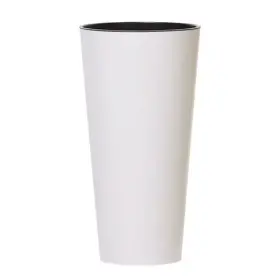 Kvetináč Prosperplast TUBUS SLIM biely lesk 20 cm