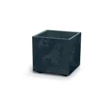 Kvetináč Prosperplast SIERRA SQUARE beton effect 38,5 cm antracit