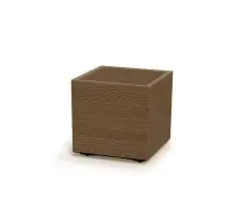 Kvetináč Prosperplast MADERA SQUARE eco wood 38,5 cm naturo