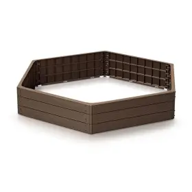 Vyvýšený záhon Prosperplast BASE WOODY hnedý 148 cm