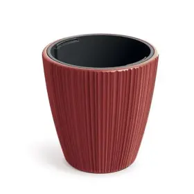 Kvetináč Prosperplast ORO s vkladom 34,9 cm - farba: retro červená