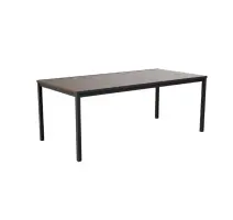 Záhradný stôl Keter Porto 200 walnut black steel