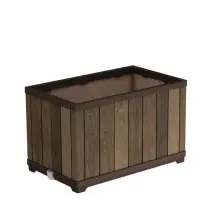 Kvetináč Keter Deco Rectangle walnut