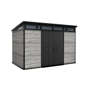 Záhradný domček Keter PENT Signature 11x7 Storm Grey, s podlahou