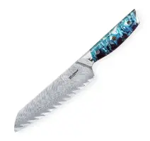 Nôž Dellinger Santoku Blue 170 mm Resin Future