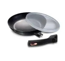 Panvica Berlingerhaus s odnímateľnou rukoväťou + veko 24 cm Black Rose Collection BH-1951