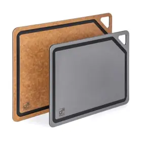 Prkienko krájacie G21 EcoCut z prírodnej celulózy – sada 2 ks, hnedá/grafitová