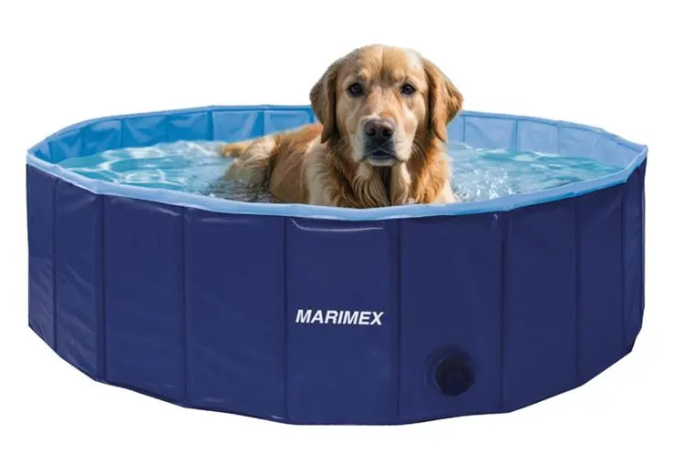 Bazén Marimex skladací pre psov - 120 cm modrý