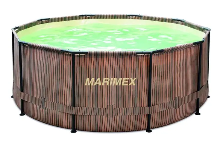 Bazén Marimex Florida 3,05x0,91 m so skimmerom - motív TEAK