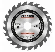 Pílový kotúč Kreator KRT020414 na drevo 185mm, 24T