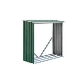 Prístrešok na drevo G21 WOH 136 - 182 x 75 cm, zelený
