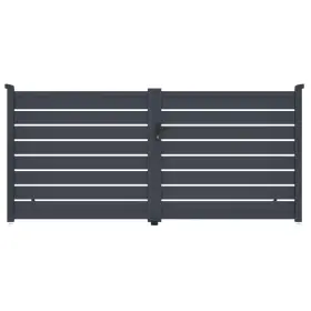 Brána G21 Reno 350x158 cm dvojkrídlová, antracitová