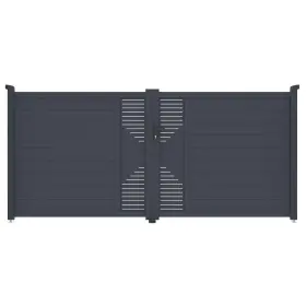 Brána G21 Marion 350x158 cm dvojkrídlová, antracitová