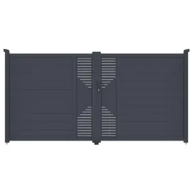 Brána G21 Marion 350x173 cm dvojkrídlová, antracitová