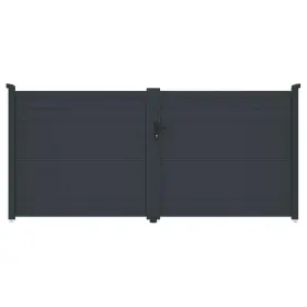 Brána G21 Orlando 350x158 cm dvojkrídlová, antracitová