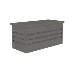 Záhradný box G21 Denver 400 L, metalický šedý plechový