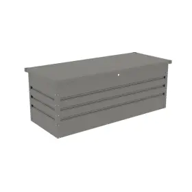 Záhradný box G21 Denver 560 L, metalický šedý plechový