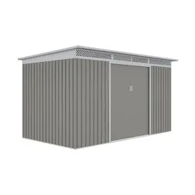Záhradný domček G21 GRAH 700 - 340 x 206 cm, metalický šedý