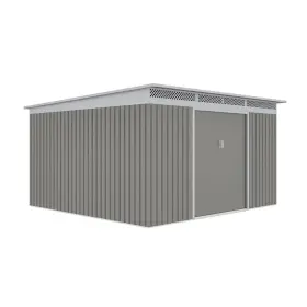 Záhradný domček G21 GRAH 1132 - 340 x 333 cm, metalický šedý