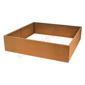 Vyvýšený záhon G21 132 x 32 x 132 cm, Corten