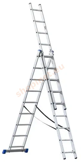 Rebrík G21 3-dielny 5,9 m trojdielny 5,9m, 3x9 priečok