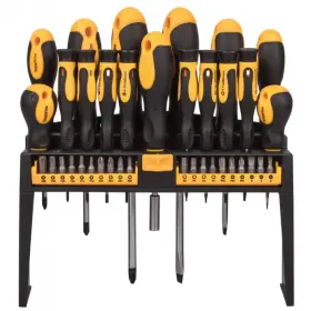 Sada skrutkovačov v stojane 37ks - HT241337