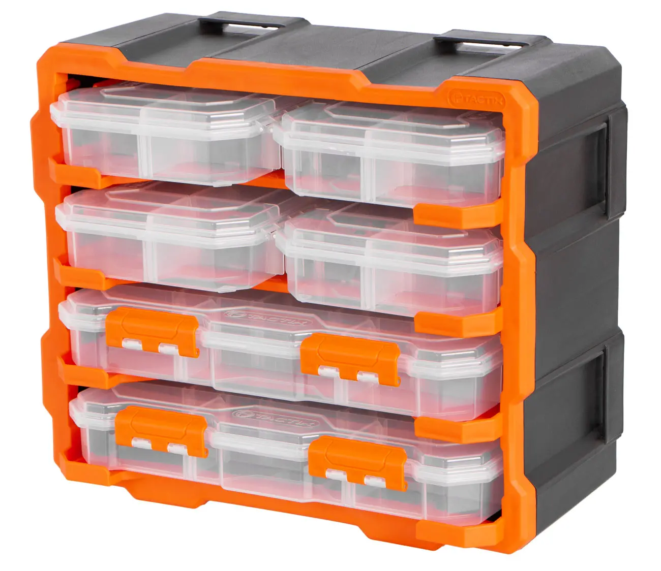 Plastový organizér, 6 uzatvárateľných boxov - TC320672