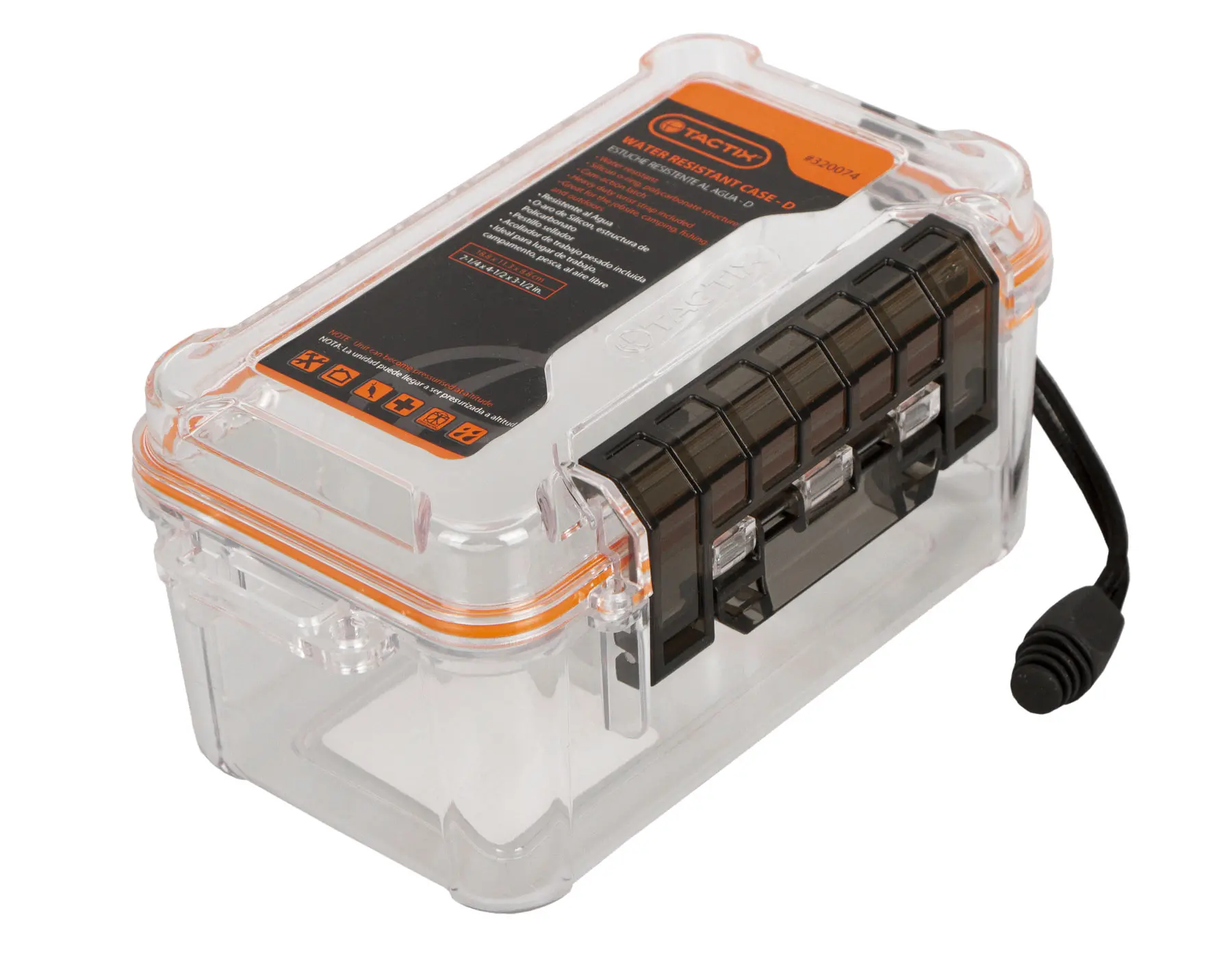 Vodotesné plastové puzdro 188 x 113 x 88 mm - TC320074