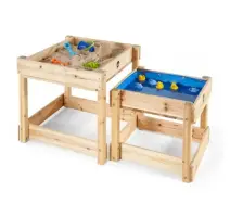 Hračka Plum 2v1 – drevené stolčeky na hranie