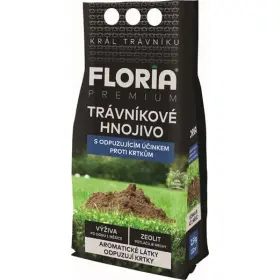 Hnojivo Agro Floria trávníkové s odpuzujícím účinkem proti krtkům 2.5 kg
