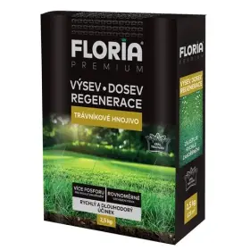 Hnojivo Agro FLORIA trávnikové pre výsevy, dosevy a regeneráciu 2,5 kg
