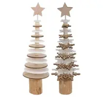 Vianočná dekorácia strom 25 x 7,5 cm, mix tvarov