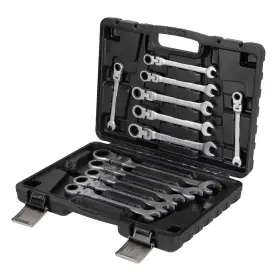 Sada račňových očkoplochých flexibilných kľúčov, 12 ks - AH121P203