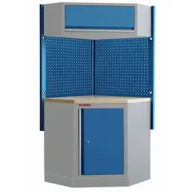 Rohová zostava PROFI BLUE dielenského nábytku - MTGS1302