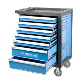 Dielenský vozík Economy, prázdny, 7 zásuviek - AH12272AP