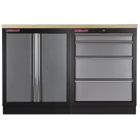 Zostava kvalitných PROFI dielenských skriniek s pracovnou doskou - TGS1300BAL07